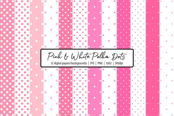 Download Pink and White Polka Dots - Polka dot Collection