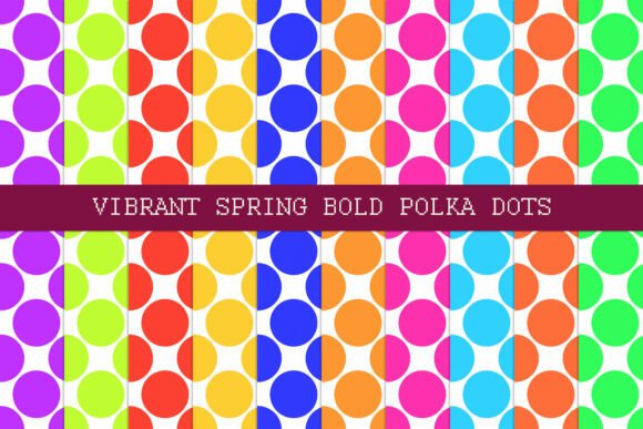 Download Vibrant Spring Bold Polka Dots - Polka dot Collection