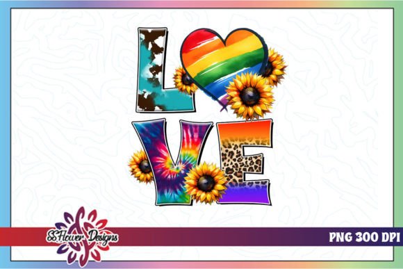 Love Pride PNG LGBTQ+ Design PNG