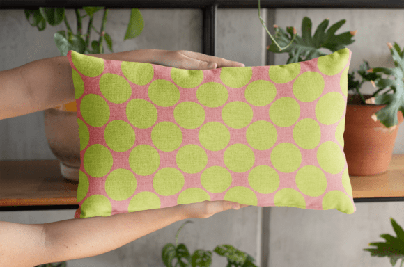 Vibrant Retro Bold Polka Pattern