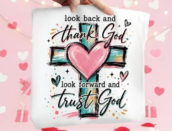Christian Cross Sublimation Design