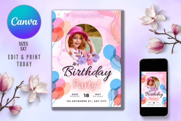 Download Digital Birthday Party Invitations - Invitations Collection