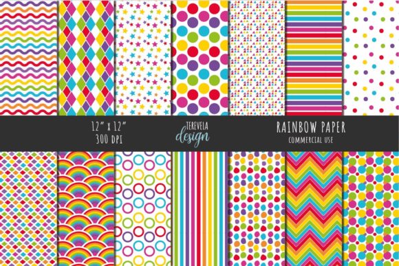 RAINBOW PAPER, RAINBOW PATTERN