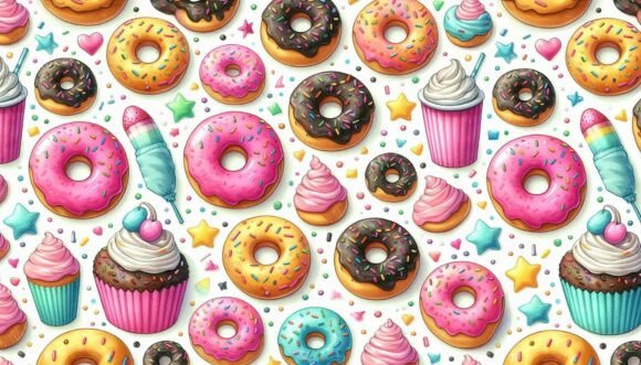 Download Donut Sprinkle Playful Pattern - Playful pattern Collection