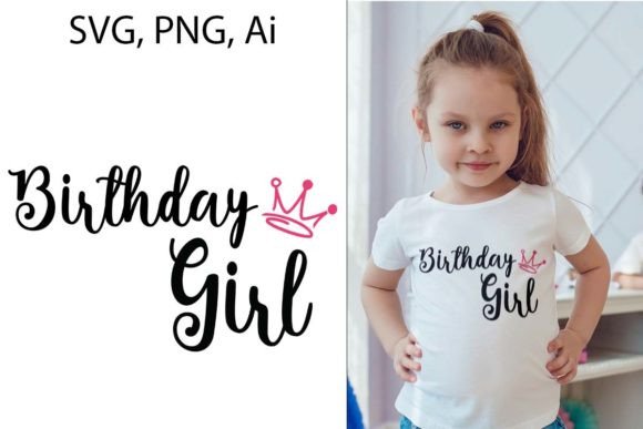 Birthday Girl T-shirt Design