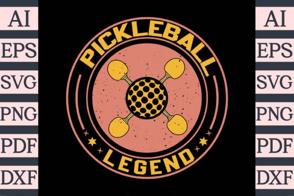 Pickleball Legend T-Shirt Design