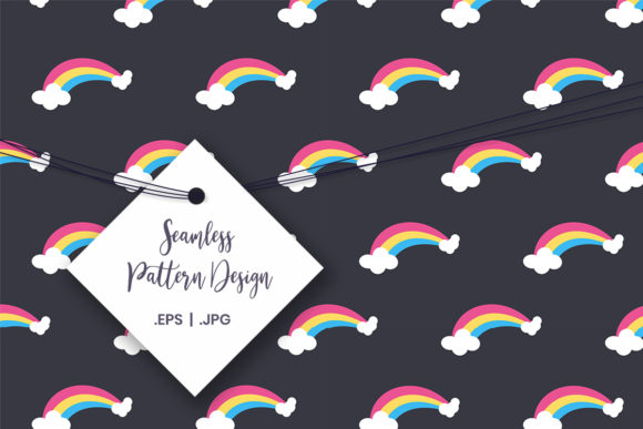Seamless Colorful Rainbow Pattern