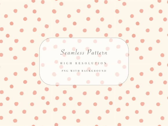 Download Blush Pink Polka Dot Seamless Pattern PNG - Polka dot Collection