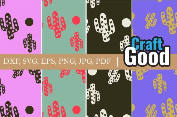 Cactus Seamless Repeat Pattern