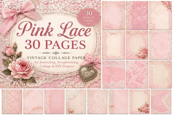 Rustic Lace Floral Backgrounds