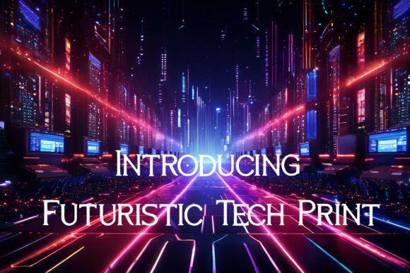 Futuristic Tech Print