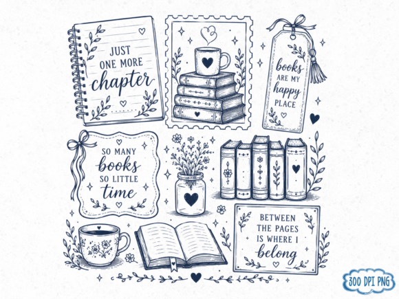 Book Lover PNG Design, Reading Journal