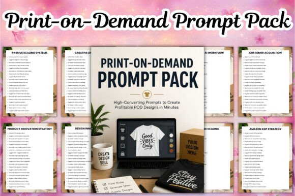 Print-on-Demand Prompt Pack