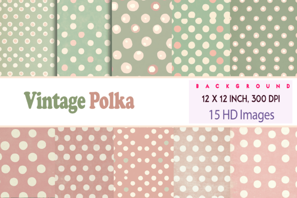 Vintage Polka Pattern