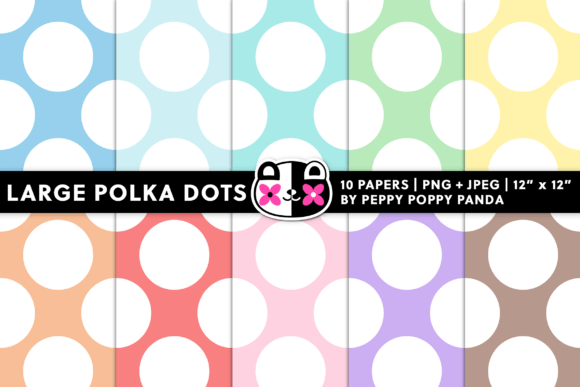 Download Pastel Polka Dots Digital Paper - Polka dot Collection