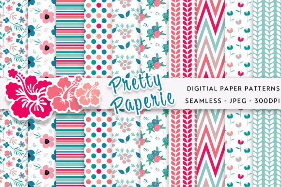 10 Digital Paper Backgrounds