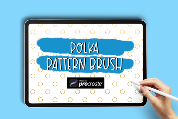 Polka Pattern Brush | Procreate Brush