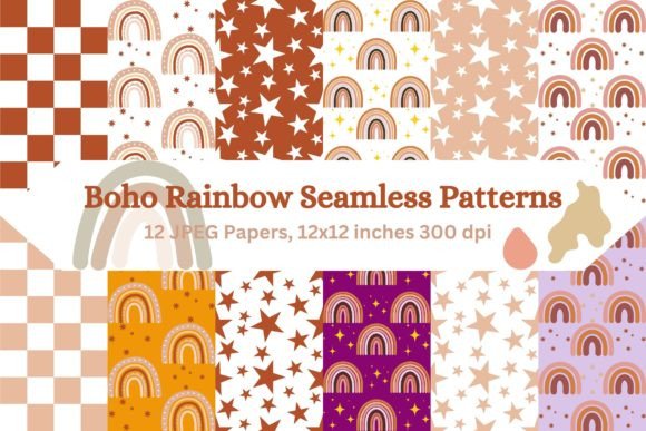 Boho Bliss: Rainbow Pattern