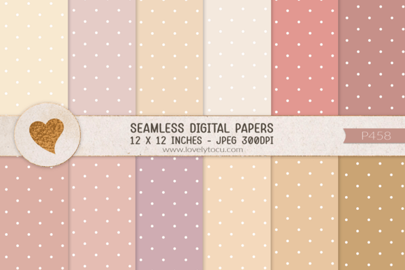 Download Pastel Polka Dot Seamless Paper Pack - Polka dot Collection
