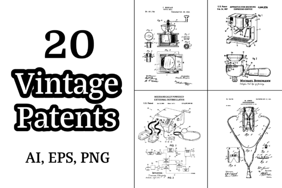 Vintage Patents for Print on Demand