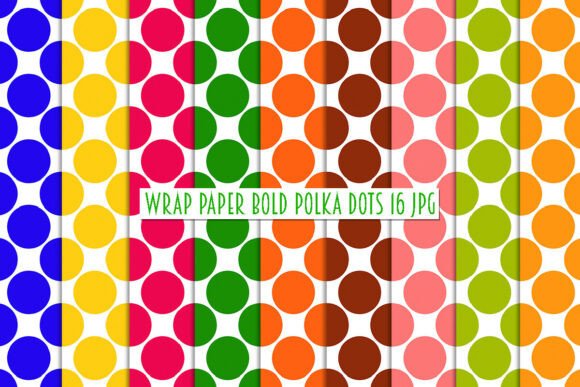 Download Wrap Paper Bold Polka Dots - Polka dot Collection
