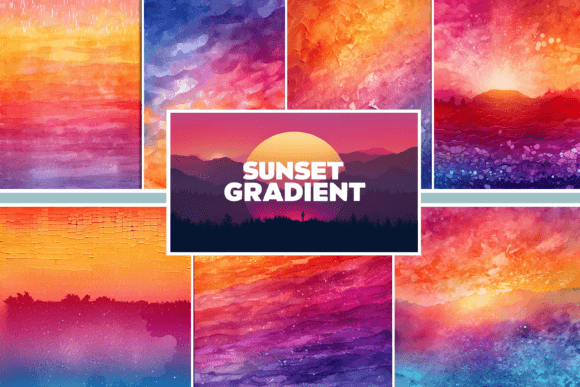 Sunset Gradient Texture