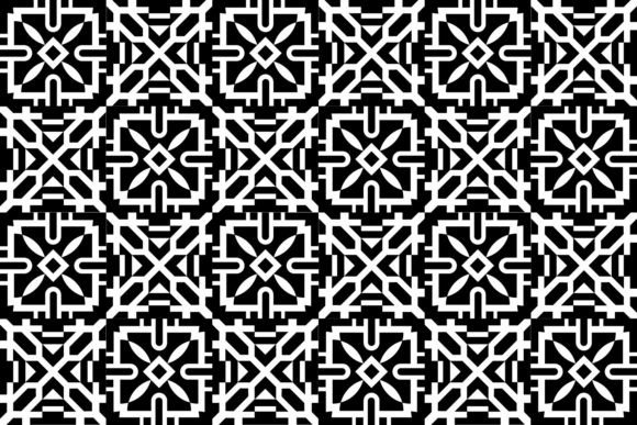 Abstract Seamless Geometric Pattern