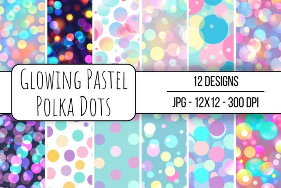 Download Glowing Pastel Polka Dots - Polka dot Collection